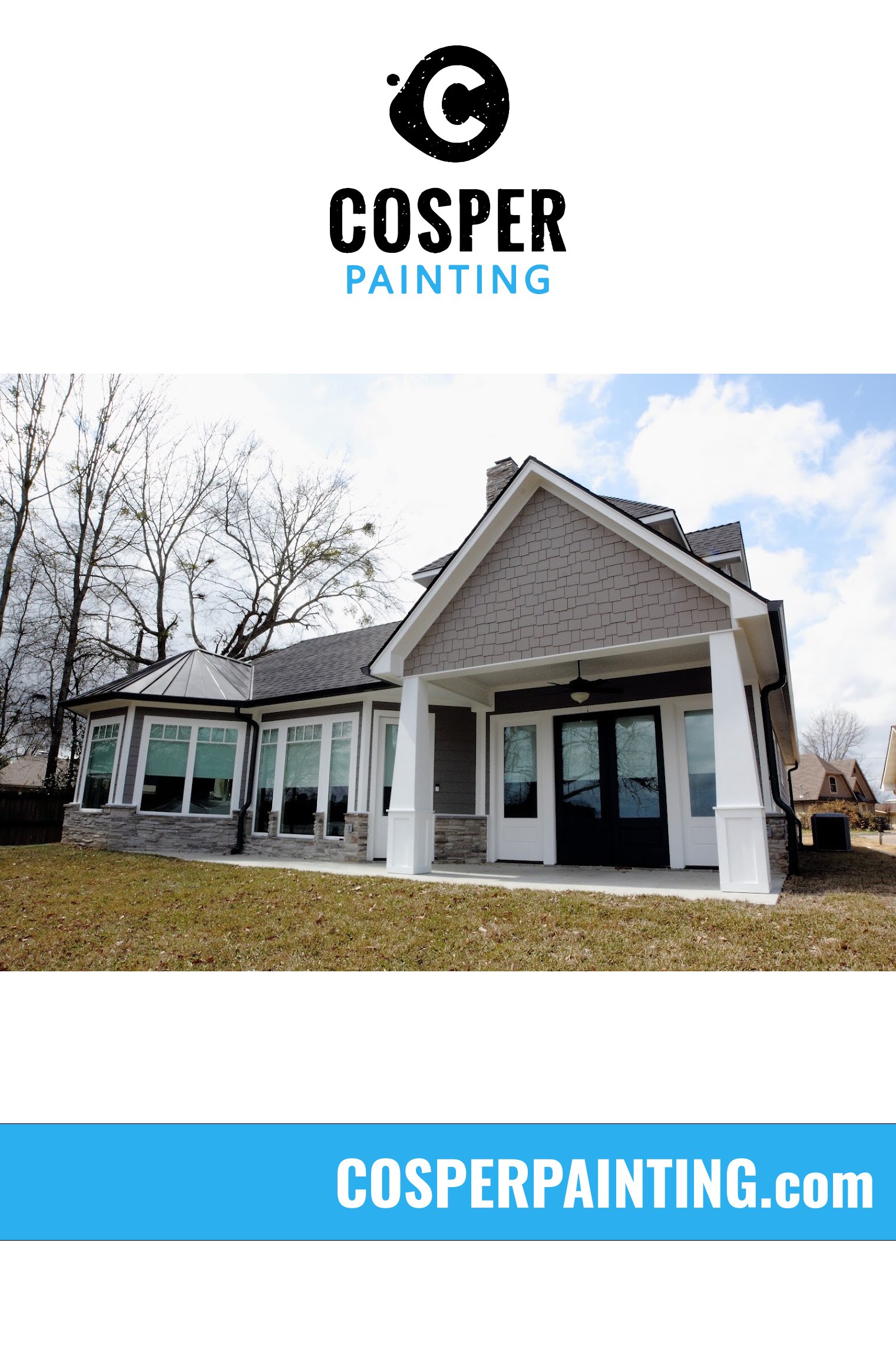 Exterior house painting by Cosper Painting